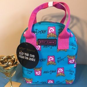 Betsey Johnson FRI-YAY Insulated Lunch Bag Tote